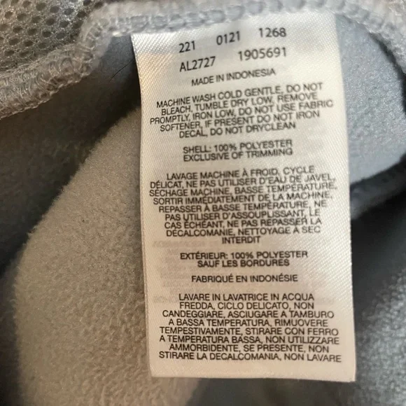 Columbia Women's Ali Peak Fleece Tunic Size Medium Light Blue / Gray Soft Cozy - Picture 6 of 10